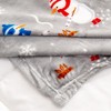 Velvet Plush Fleece Holiday Printed Warm and Cozy Throw Blanket - Great Bay Home - 2 of 4