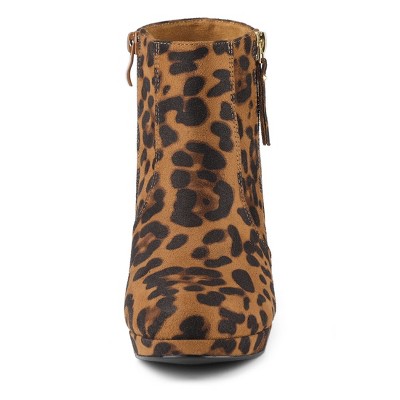 target cheetah print booties