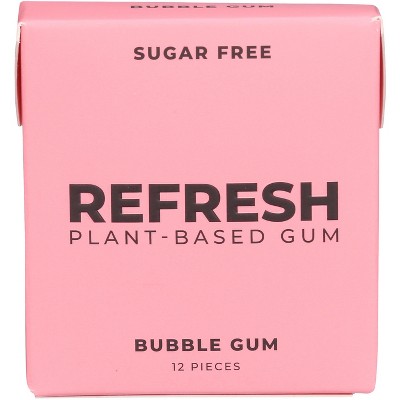 Refresh Gum - Gum - Bubble - Case of 12 - 12 ct