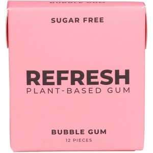 Refresh Gum - Gum - Bubble - Case of 12 - 12 ct - 1 of 1