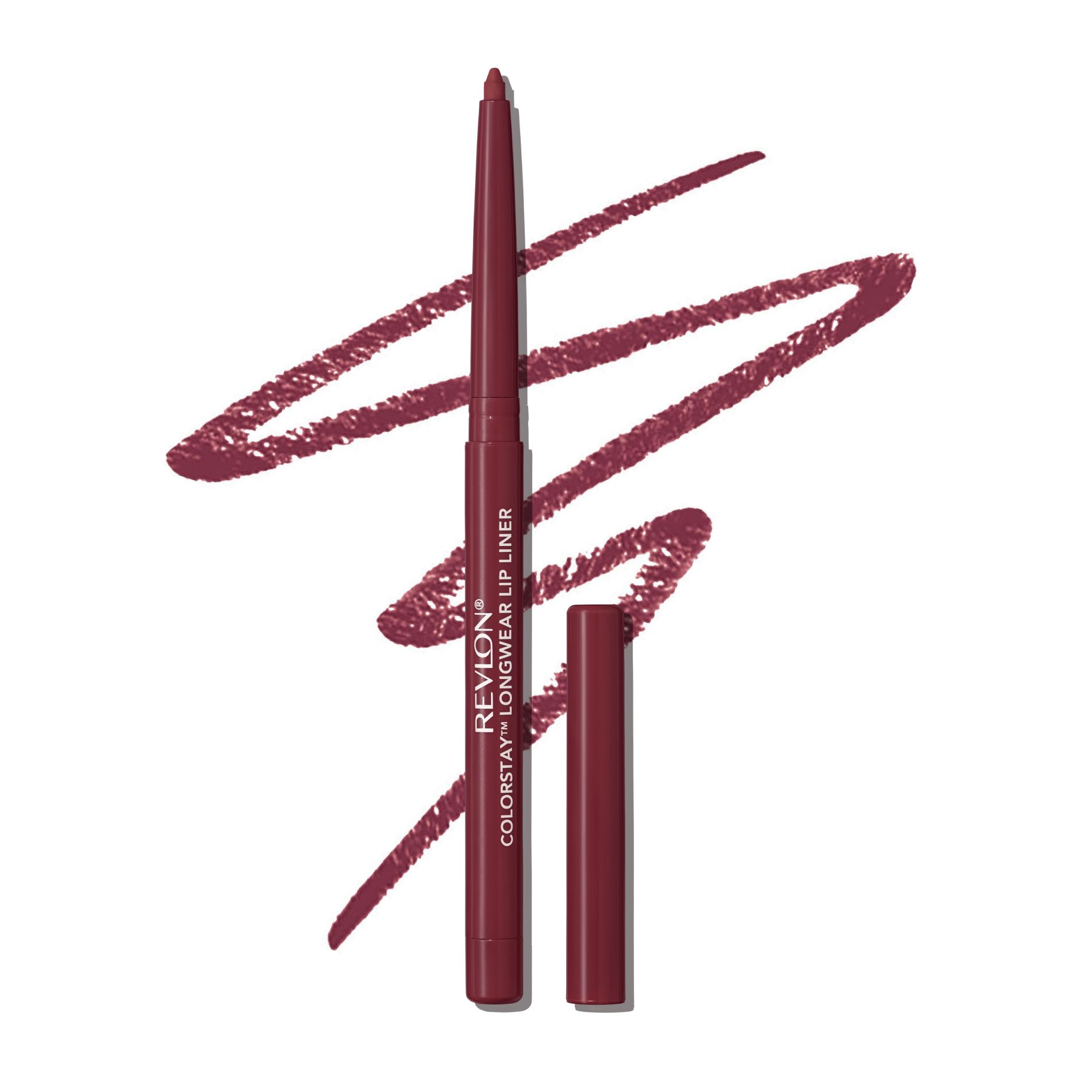 Revlon ColorStay Lip Liner with Built in Sharpener - 665 Plum - 0.01oz: Satin Finish, Aluminum-Free, Paraben-Free