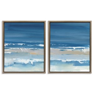 Stupell Industries Crashing Beach Wave Shore, 31" x 25" - 1 of 4