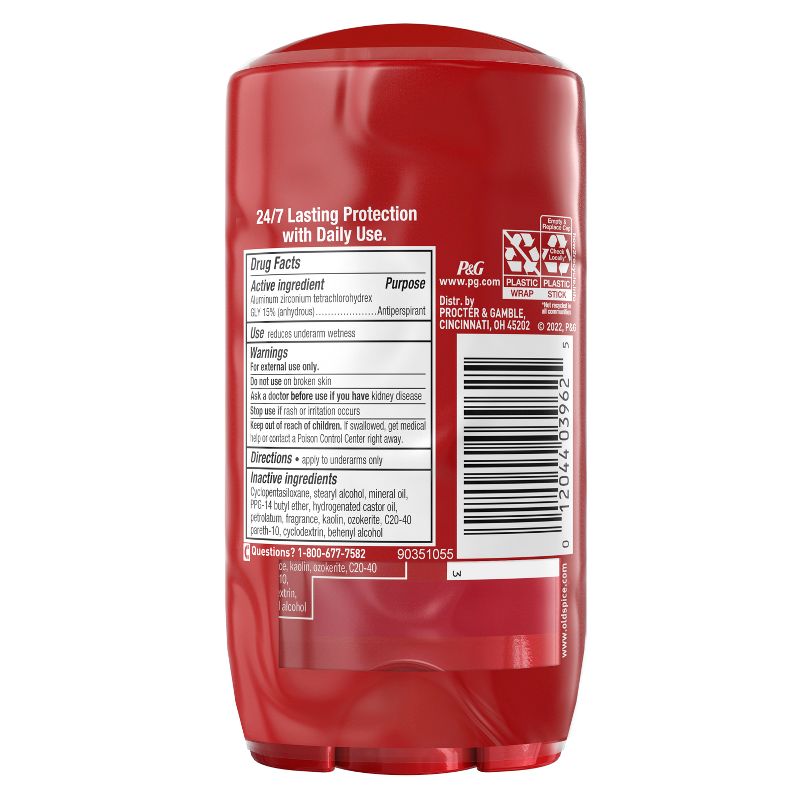 Old Spice Red Collection Swagger Invisible Solid Antiperspirant & Deodorant for Men - 2.6oz, 3 of 9