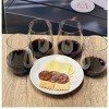 ChicFurnit Drinkware Plastic Wine Glass Set Unbreakable Tritan Hammer Design for Modern Entertaining, Clear, 2.63"*2.63"*4.38" - 4 of 4