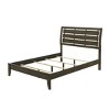 84" Queen Bed Ilana Bed Gray Finish - Acme Furniture: Canvas Upholstery, Wood Frame, 60 Day Warranty - 2 of 4