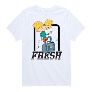 Boys' - Hey Arnold! - Fresh Arnold Short Sleeve Graphic T-Shirt - 1 of 4