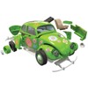 Skill 1 Model Kit Old Volkswagen Beetle Flower Power Snap Together Model by Airfix Quickbuild - image 3 of 4