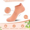 GENTLEAGU Women's No-Show Socks - Thin, Breathable Viscose Bamboo with Arch Support, Soft Low-Cut Bulk Socks - 3 of 4