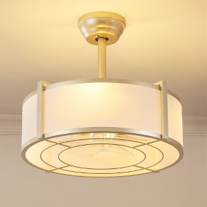 KAISITE 20inches Gold Fandelier Ceiling Fan with Light Kit and Remote Control - 1 of 4