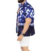 HAPPY BAY Men's Hawaiian Shirts Short Sleeve Button Down Shirt Mens Casual Shirts Vacation Tropical Beach Summer Party Shirts Funny - image 2 of 4