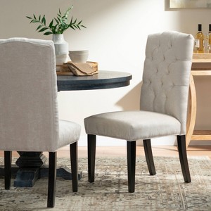 Set of 2 Crown Top Dining Chairs - Christopher Knight Home - 1 of 4