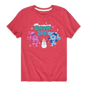 Boys' - Blue's Clues & You! - Snow Day Short Sleeve Graphic T-Shirt - 1 of 4