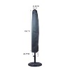 Summerset Shield Umbrella Cover Ultimate Protection for Your Outdoor Furniture AKZ 17.72"/26.77"/21.65" x 104" Mercury - 2 of 4