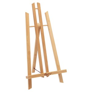 Stein Design Natural Bamboo Display Easel - Table Top Easel Stand for Painting, Adjustable A-Frame Construction, Ideal for Wedding Signage and - 1 of 4