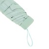 Unique Bargains Umbrella 6-Rib Flat 50% Fold Mini Parasol Full Shading-Sun Protection Impact Cloth 34.25"x20.47" 1 Pcs - 4 of 4