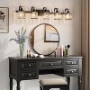 Whizmax Bathroom Vanity Light Fixtures Modern Crystal Vanity Light Fixtures, Light Modern Crystal Wall Lighting with Square Shade, Black - 2 of 4