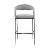 Armen Living 26" Ramona Iron and Faux Leather Counter Height Barstool - 3 of 4