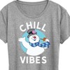 Women's - Frosty The Snowman - Christmas Chill Vibes Short Sleeve Graphic T-Shirt - 2 of 4