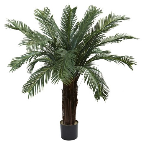 Cycas Tree UV Resistant Artificial Plant Home Office Decor Indoor Outdoor 3 ft 
