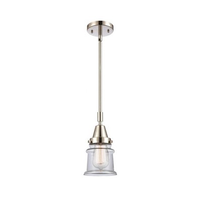 Canton - 1 Light Stem Hung Mini Pendant In Industrial Style-11.13 Inches Tall and 6.5 Inches Wide