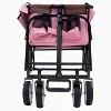 KTMBDW Wagon Cart Foldable with 225lbs Weight Capacity,Lightweight Portable Folding Utility Grocery Shopping Cart with Wheels for Camping Sports Beach - 4 of 4
