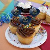 ETSU Buccaneers Heart Love Cupcake Picks Toppers Decoration Set of 6 - 4 of 4