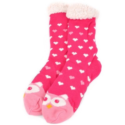 Women's Novelty Plush Winter Fleece Lining Slipper Socks