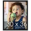 PosterPalooza | Classic Modern Black Picture Frame - UV Acrylic, Foam Board Backing, Hanging Hardware - 2 of 4