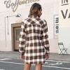 Women's Button-Down Belted Mini Plaid Shirt Dress - Cupshe - 4 of 4