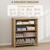 Boho 4-Drawer Dresser - Rattan & Brass Dresser for Bedroom, Robot Vacuum Friendly + Anti-Tip - 4 of 4
