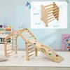 Infurnic Baby Activity Gyms, Indoor Toddler Climbing Toys with Ramp and Seesaw, 4-in-1 Climbing Toys for Toddlers, Multicolored, 27.6"*11.8"*35" - 4 of 4