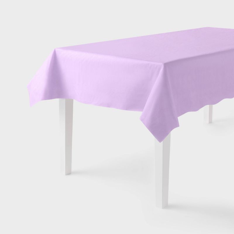 Rectangular Disposable Table Cover Light Purple - Spritz&#8482;, 1 of 4