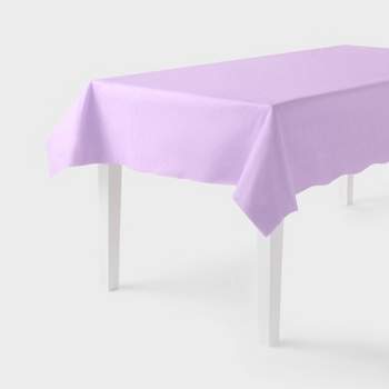 Rectangular Disposable Table Cover Light Purple - Spritz™