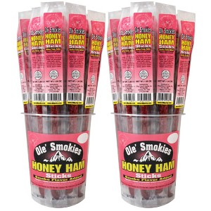 Buffalo Bills 15-ct Honey Ham Ole Smokies (Ham Sticks) - Two 15-ct Tubs - 1 of 4