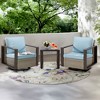 UPTIOT 2 - Person Outdoor Seating Group with Cushions - 4 of 4