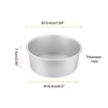 Unique Bargains Removable Loose Bottom Cheesecake Pan 2 Pcs - 2 of 4