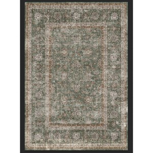 Coolmee Washable Area Rug for Living Room Non Slip Soft Rug Farmhouse Carpet Runner for Bedroom Office Nursery Playroom Dark - 1 of 1