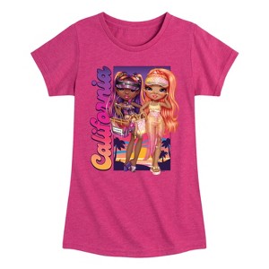Girls' - Rainbow High - California Fitted Short Sleeve Graphic T-Shirt - 1 of 4