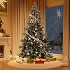 7.5ft Pre-Lit SlimChristmas Tree with 700Incandescent Lights - Artificial Pencil Xmas Tree with Metal Stand for Home, Office, Apartment Holiday Decor - 4 of 4