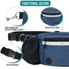 PetAmi Dog Fanny Pack, Pet Waist Belt Treat Pouch for Walking Training Hiking Running, Waste Bag Dispenser, Bottle Holder, Bowl, Pocket - 4 of 4