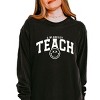 Simply Sage Market S.W.Smiley Teach Varsity Arched Garment Dyed Long Sleeve - 2 of 4