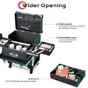 Byootique Rolling Makeup Train Case Cosmetic Organizer Trolley Lockable Vanity - 2 of 4