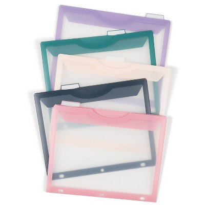 Clear Craft Storage - with 6 Tabbed Dividers each - 2 Pack 