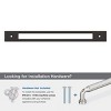 Amerock Medora 12 inch (305mm) Center-to-Center Rectangle Oil-Rubbed Bronze Appliance Pull Backplate - 4 of 4