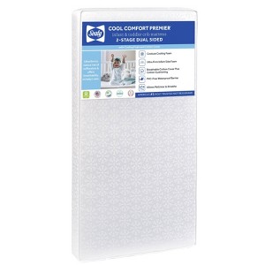 Sealy Cool Comfort Premier 2-Stage Cooling Crib And Toddler Mattress - 1 of 4
