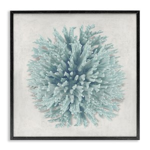 Stupell Industries Coral Ball Blue Sea Beach Design, 12" x 12" - 1 of 4