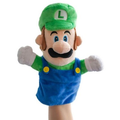 UCC Distributing Super Mario 10 Inch Plush Hand Puppet | Luigi