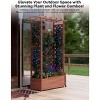 coucheta Wooden Elevated Planter Box with Trellis & Canopy - Includes Side Supports & Drainage Holes, for Outdoor Climbing Plants Vines Patio - 3 of 4