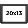 PosterPalooza | Shadow Box 1.5" Depth Black Picture Frame - UV Acrylic, Backing Board, Hanging Hardware - 2 of 4