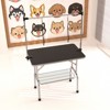 VisioGear 46" Folding Dog Pet Grooming Table with Adjustable Arm and Clamps, Pet Dog Cat Grooming Table, Black, 46"*23.6"*65.5" - 2 of 4